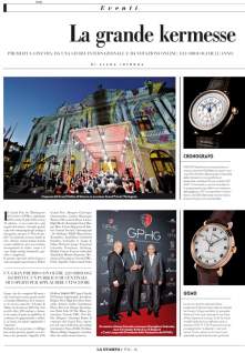 la stampa - la grande kermesse della bella orologeria